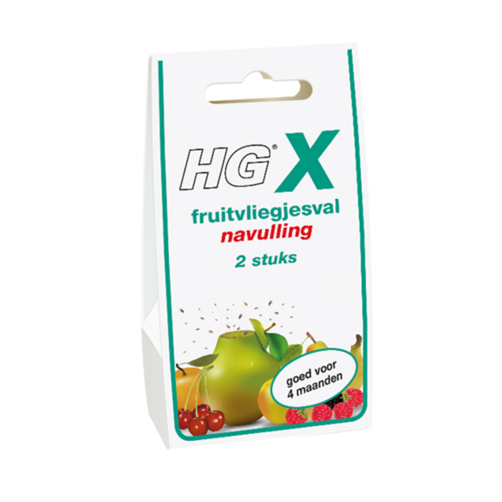 Hg fruitvliegjesval navulling insecticide (2 x 20 ml)