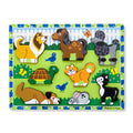 Melissa & Doug Holzpuzzle Haustiere