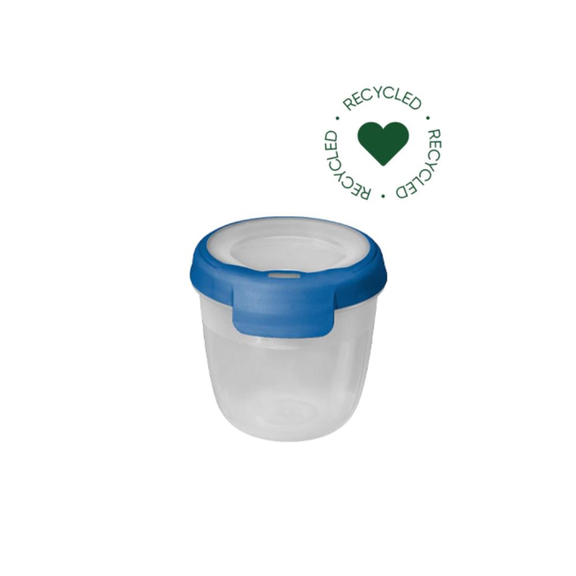 Curver Grand Chef runder Vorratsbehälter 0,4 l transparent dunkelblau