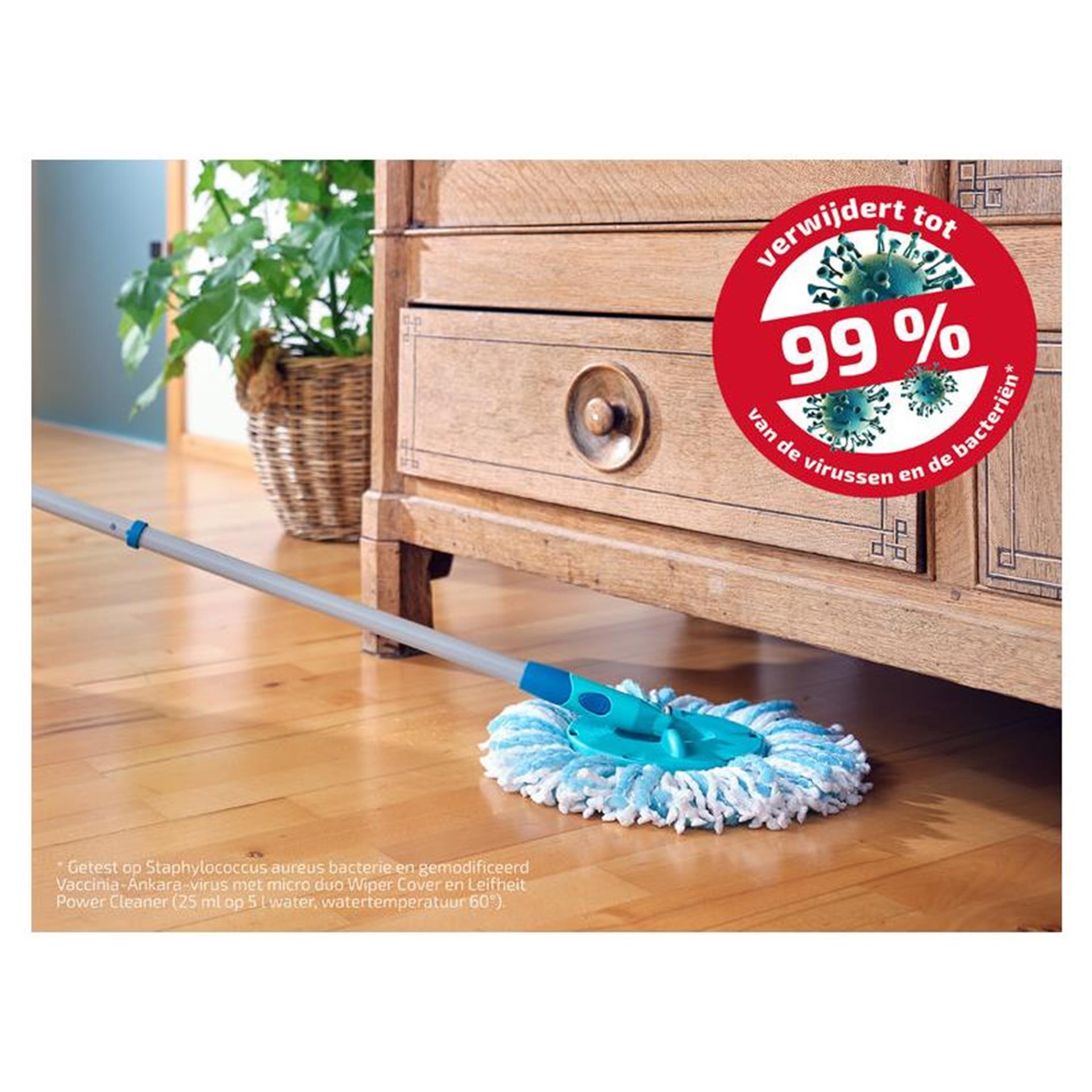Leifheit Cleantwist Disc Mop Micro Duo