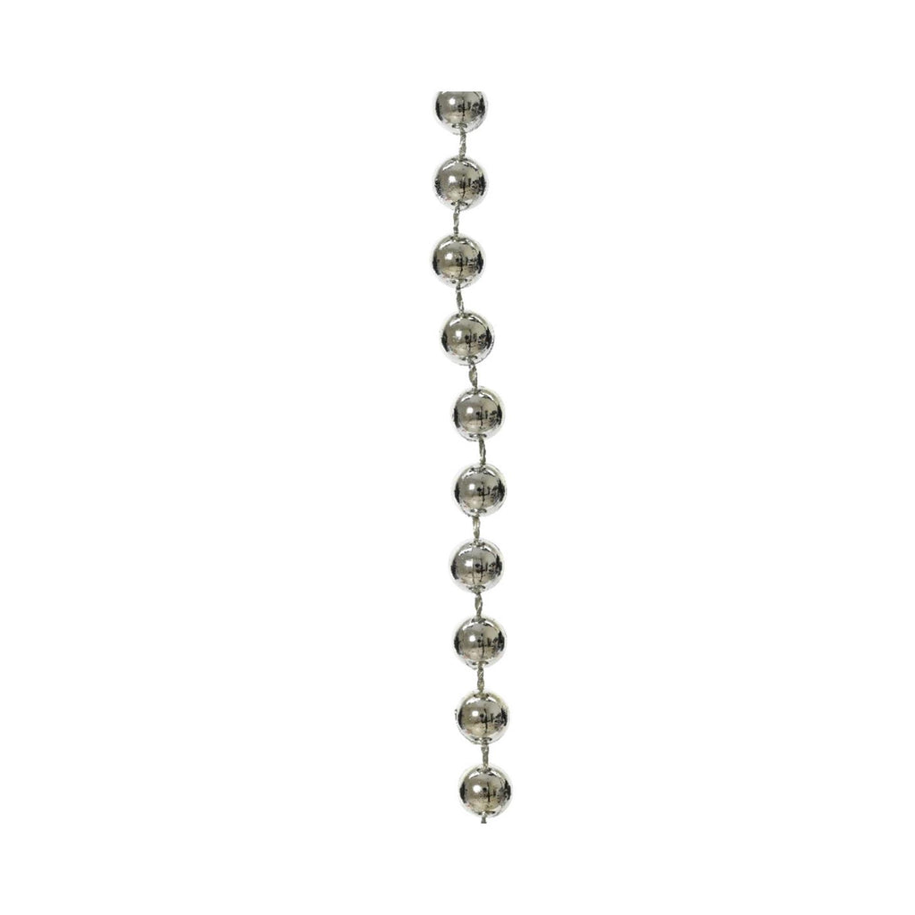Decoris kralenslinger glans zilver 10 meter