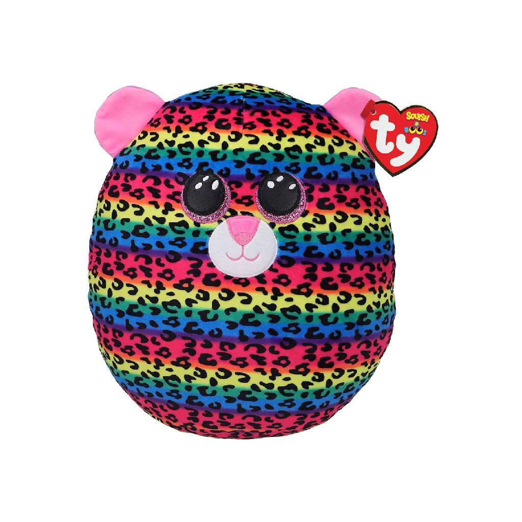 TY Squish-a-Boo Leoparden-Punkte-Kuschelkissen 23 cm