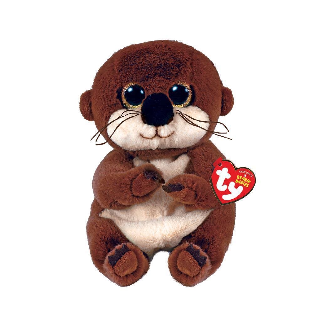 Ty beanie babies bellies mitch otter, 15cm