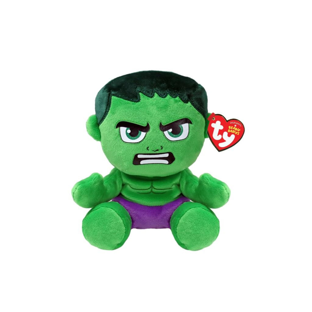 Ty Beanie Babies Marvel Hulk Plüschtier, 15 cm