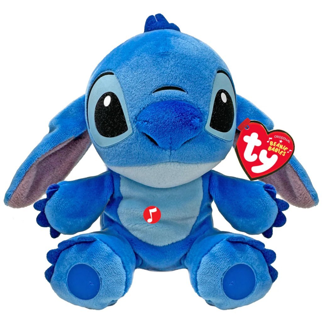 TY Beanie Babies Disney Plüschtier Stitch 15 cm + Sound