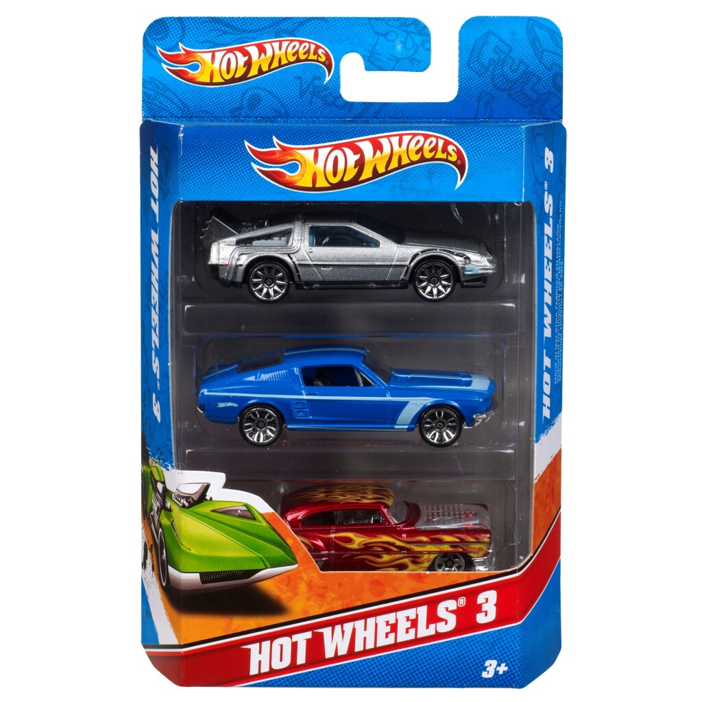 Mattel hot wheels auto diecast 3-pack assorti | 6 stuks