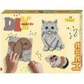 Hama Bügelperlen-Set in Geschenkbox - niedliche Tiere, 4000 Stück.
