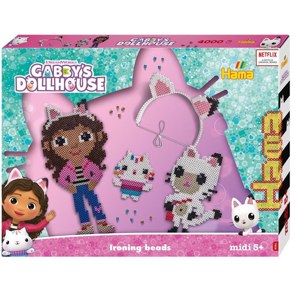 Hama strijkkralen gabby #039;s dollhouse 4000 stuks