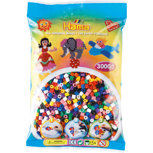 Hama Bügelperlen, 3000 Stück, Primär