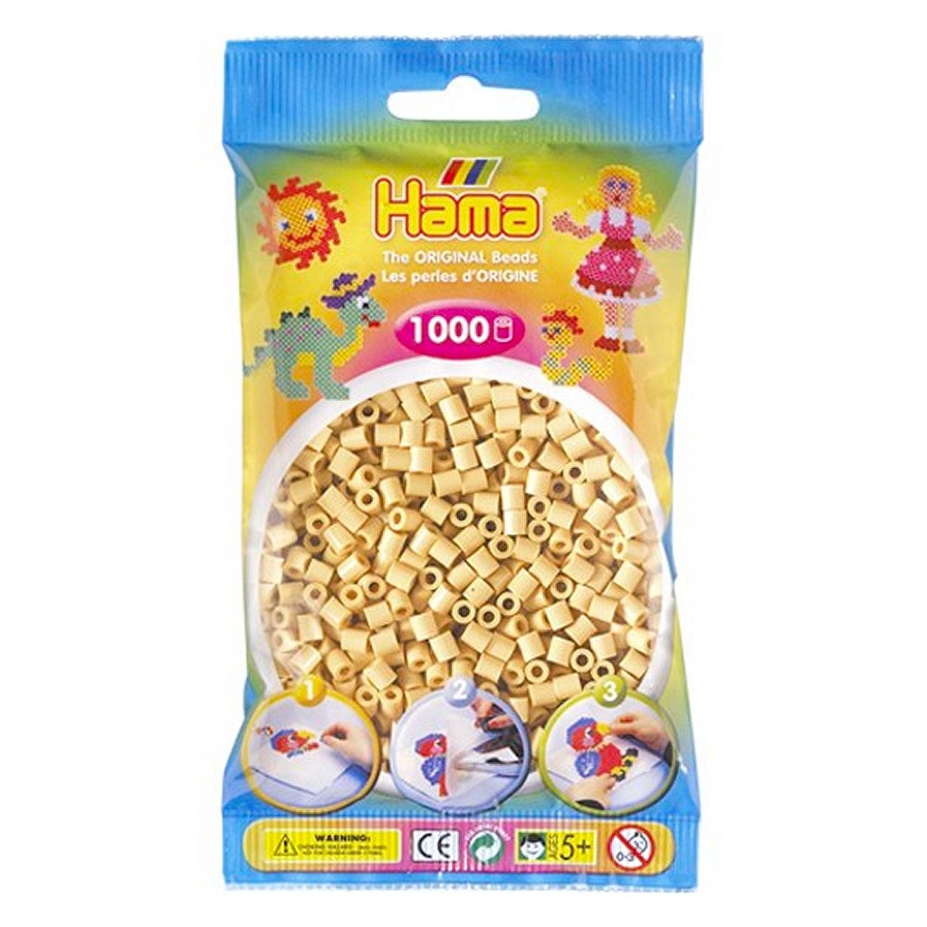 Hama Bügelperlen beige 1000 Stück