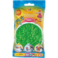 Hama strijkkralen 1000 stuks groen fluor