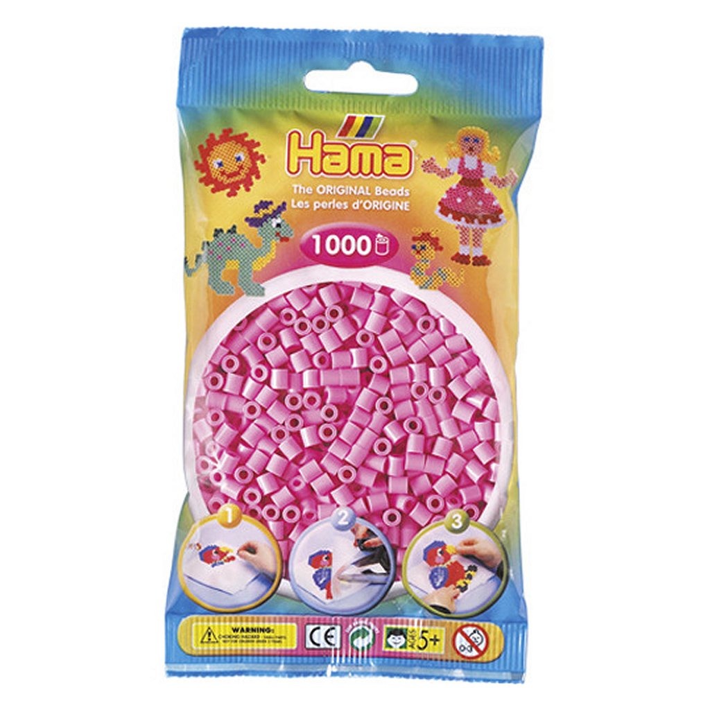 Hama Bügelperlen Rosa 1000 Stück