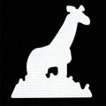 Hama strijkkralen grondplaat giraffe wit