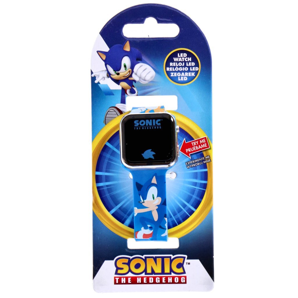 Accutime Sonic LED-Uhr blau