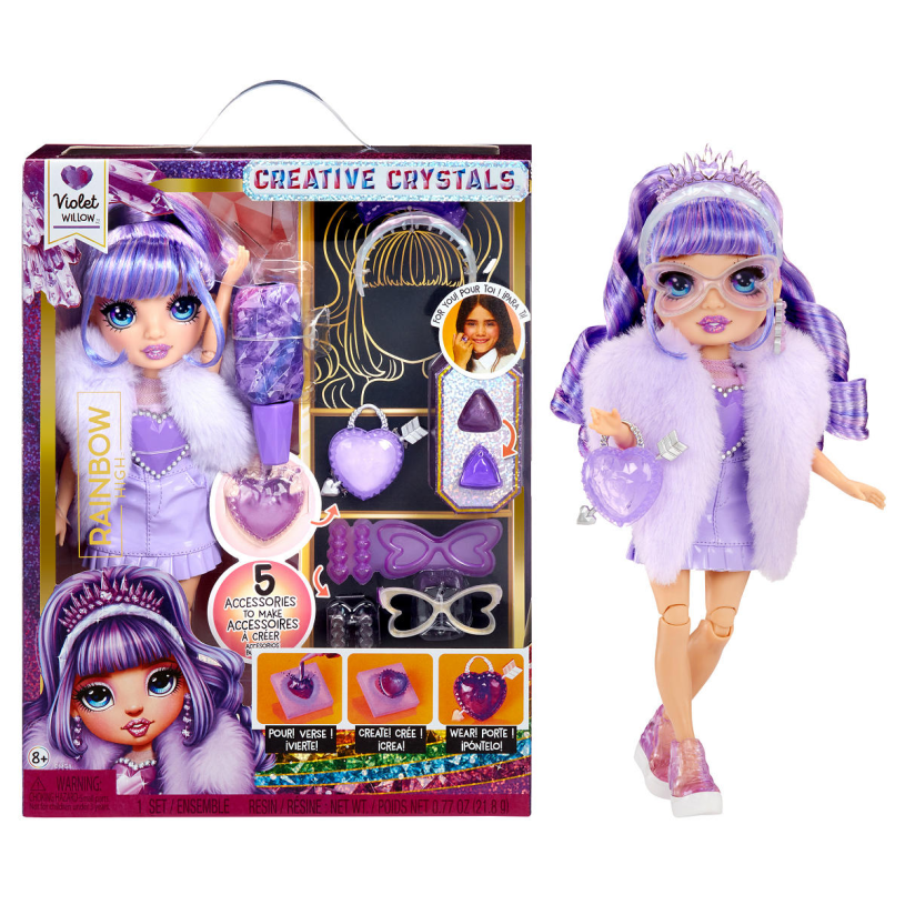 MGA Entertainment Rainbow High Crystal Fashion Modepuppe - violett