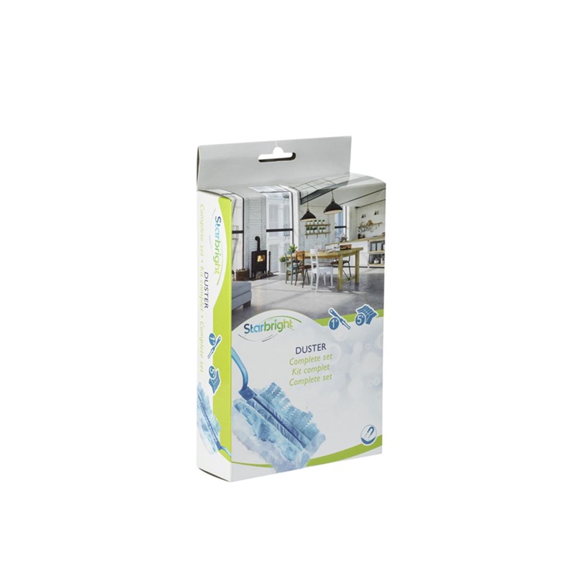 Starbright 1003942 - duster starbr.houder + 5res | 6 stuks