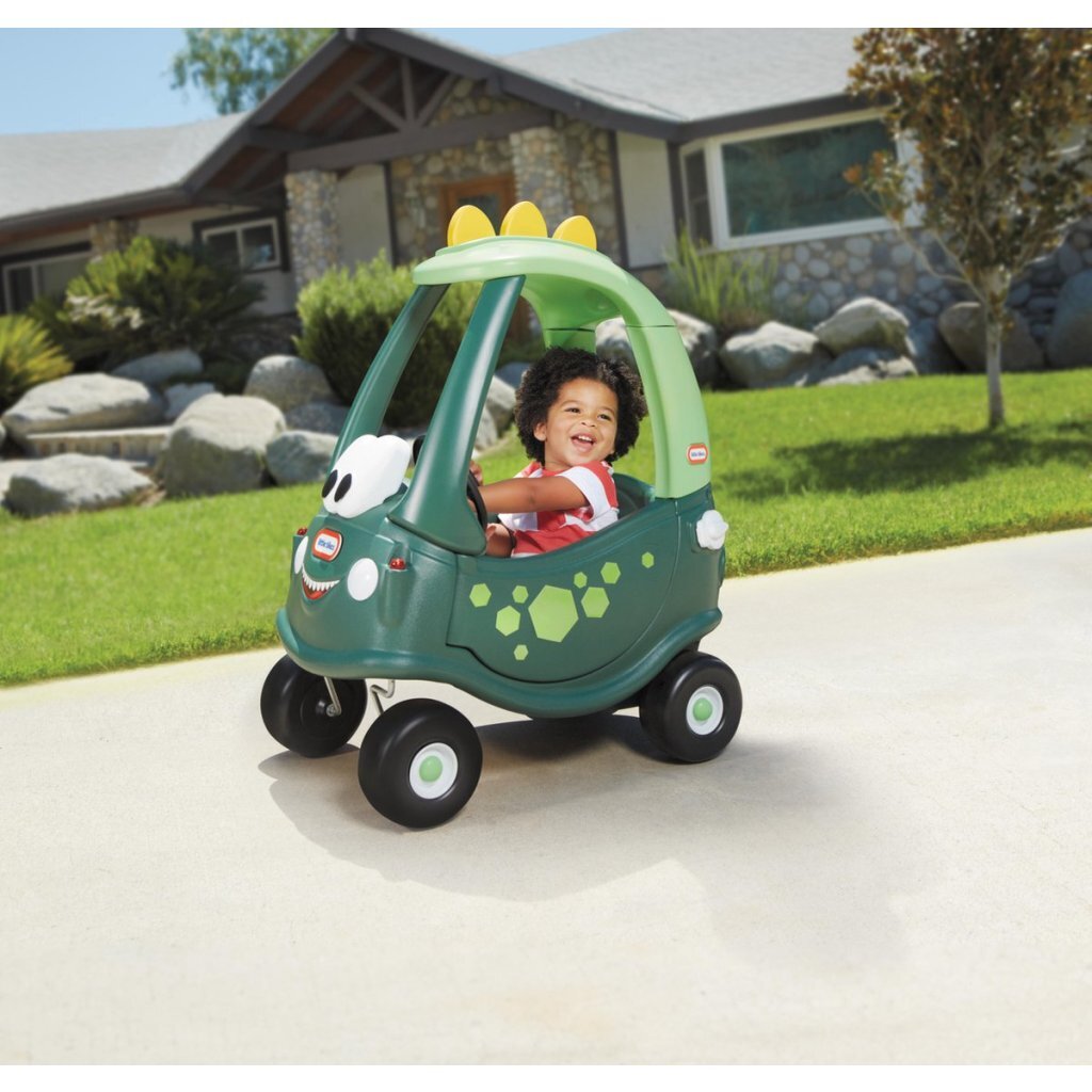 Little Tikes Cozy Coupe Laufauto Dino 72x44x92 cm grün