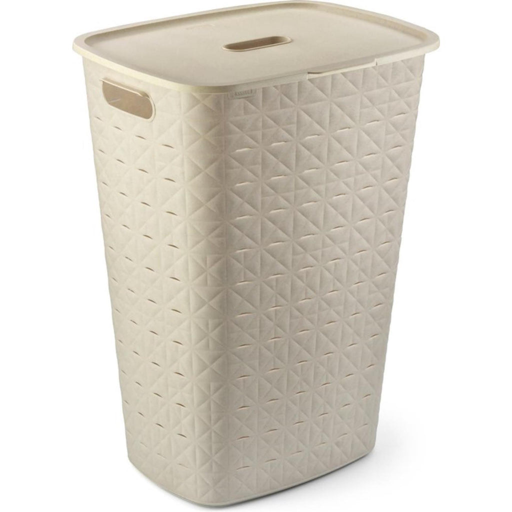 Curver softex wasbox met deksel 56l wit