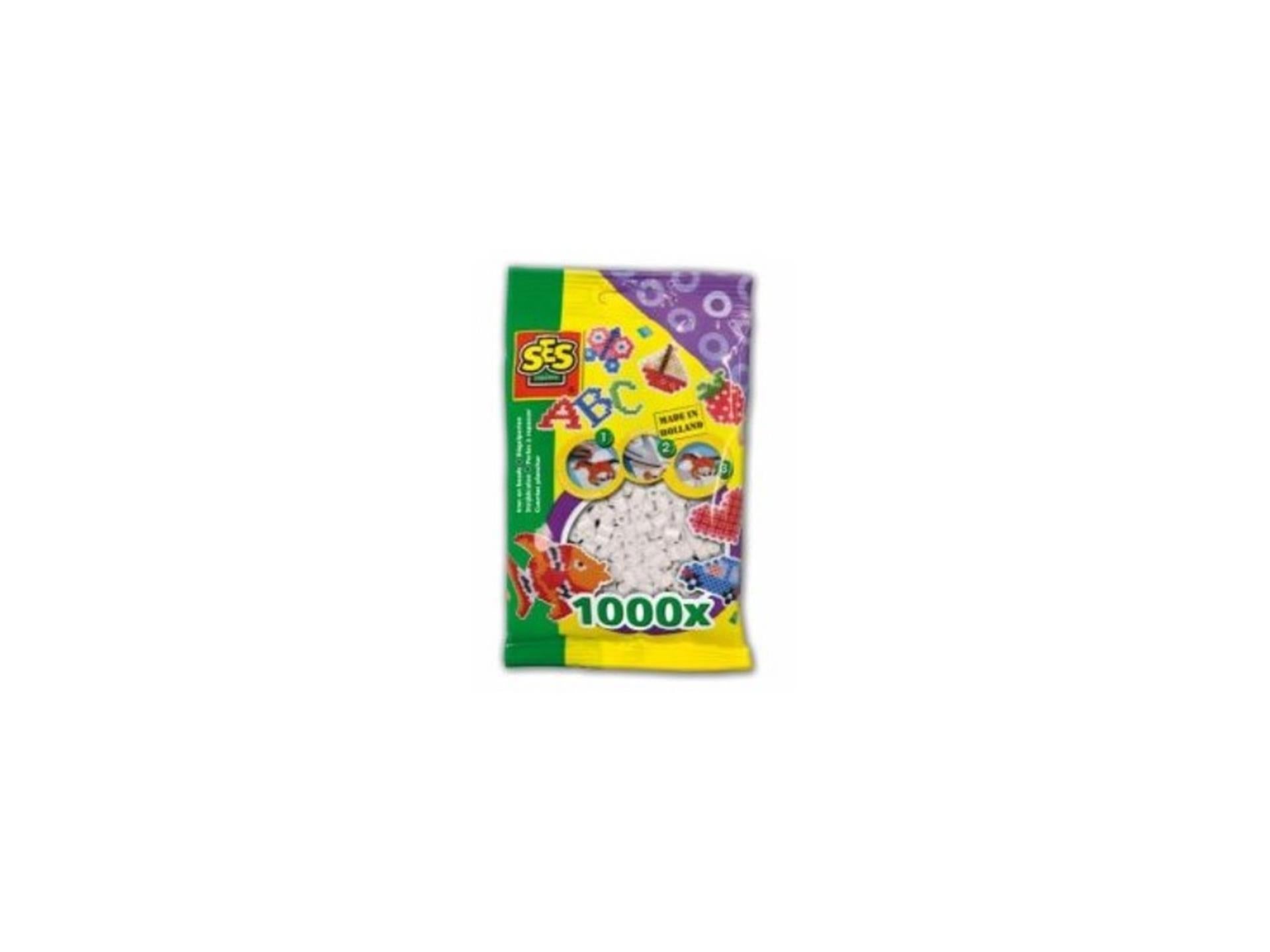 SES Bügelperlen - weiß, 1000 Stück.