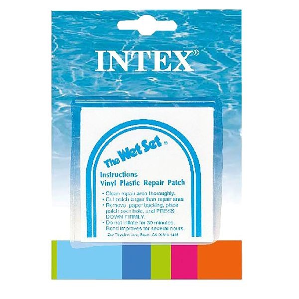 Intex reparatievellen 6 stuk vinyl 7x7cm