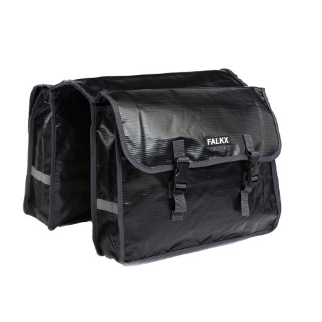 Falkx black bull tas bisonyl zwart dubbel 24l