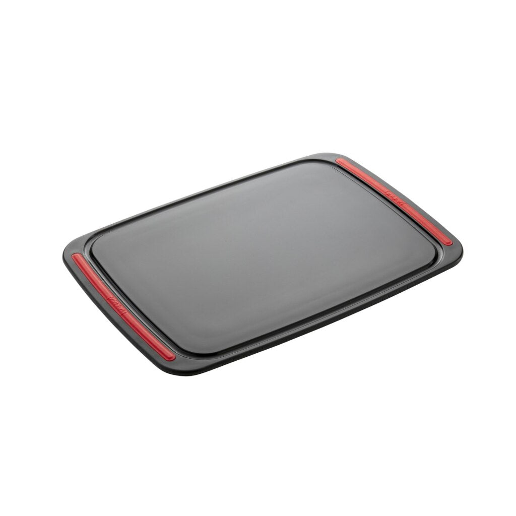 Brund Easy Cut Schneidebrett 41x30x0,8 cm schwarz rot