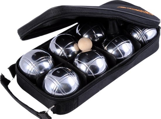 Engelhart jeu de boules 8 metalen ballen in tas