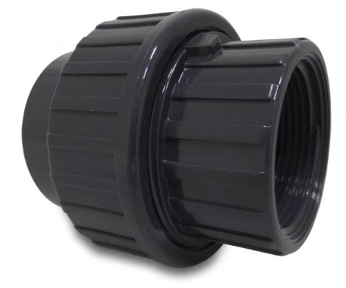 Pvc 3-delige koppeling 40mm x 1.1 4 10 bar