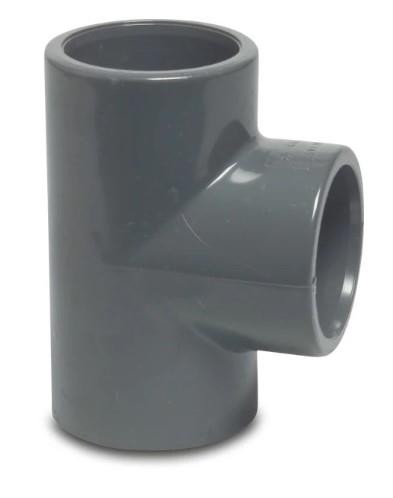 Pvc t-stuk 32mm 90° 16 bar kiwa