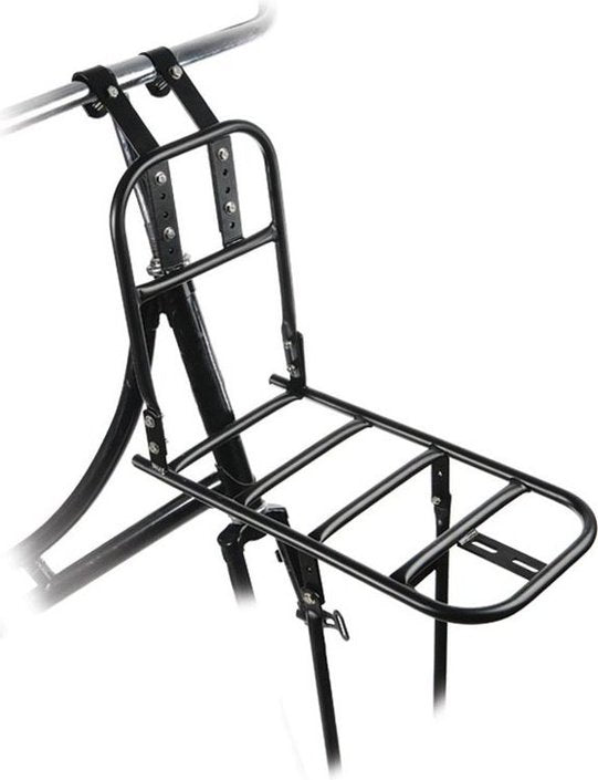 Frontgepäckträger, schwarz.