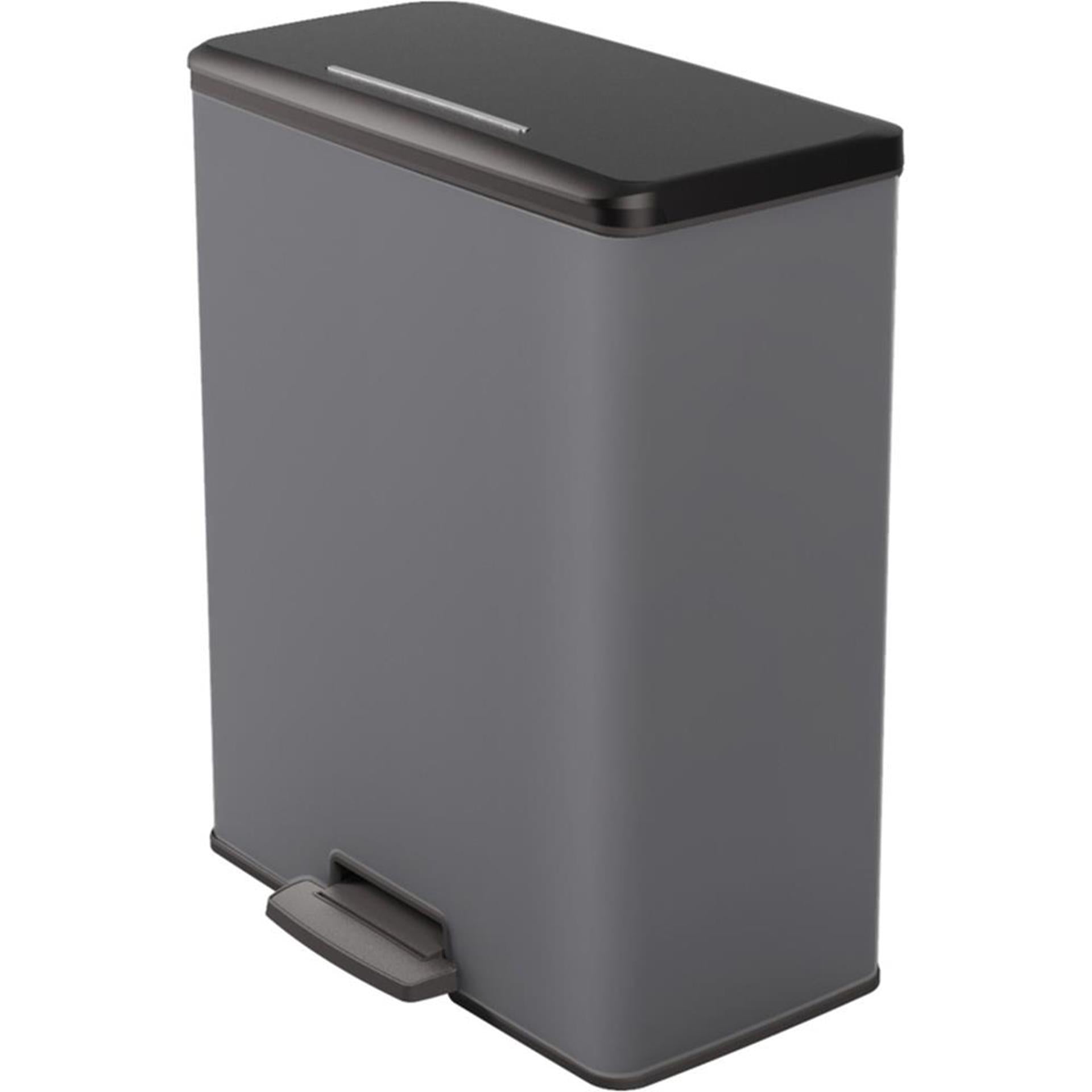 Curver Treteimer Decobin Duo 26l, 26l, kühlgrau