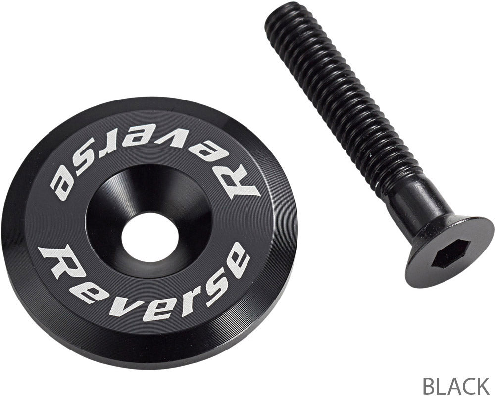 Reverse components stem cap with bolt