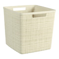 Curver jute mandje cube 17l offwhite