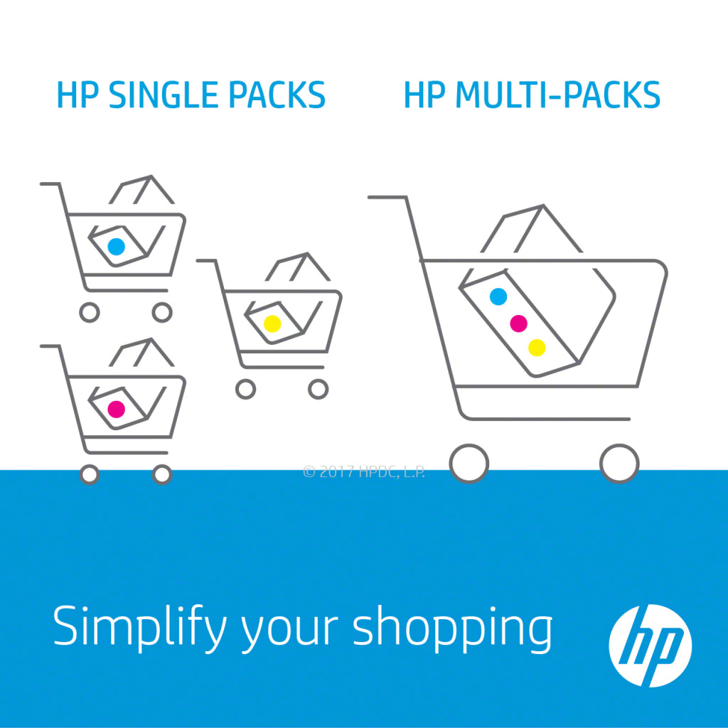 Hp inktcartridge 304 zwart + 3 kleuren
