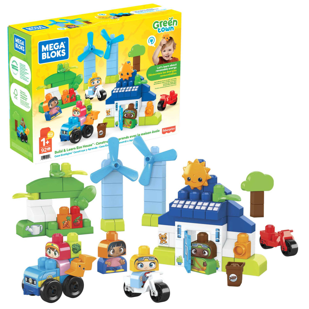 Mega Bloks Green Town Bau- und Lernhaus