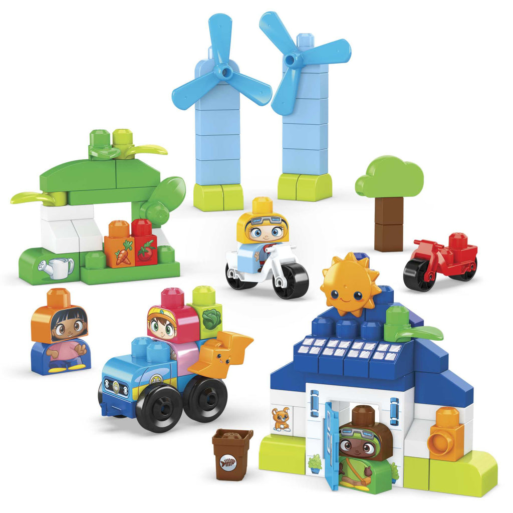 Mega Bloks Green Town Bau- und Lernhaus