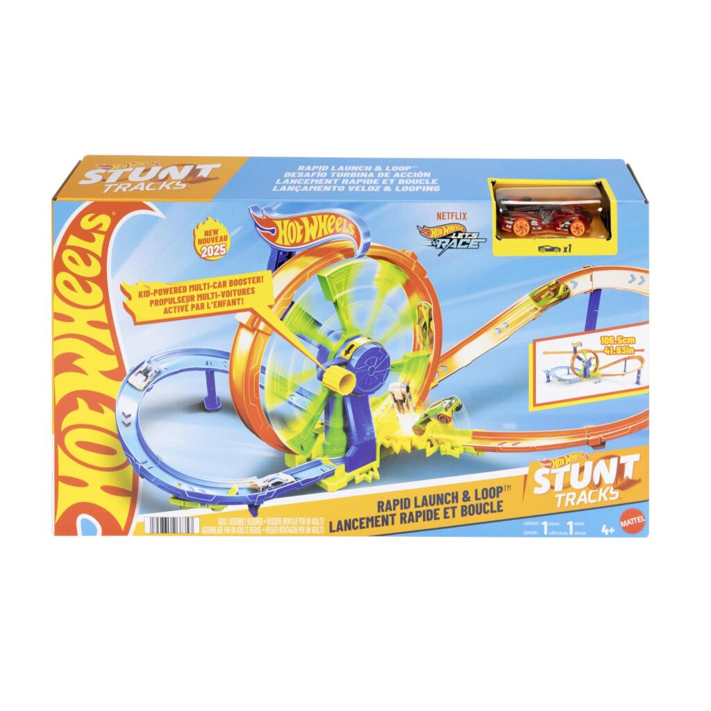 Mattel hot wheels action rapid launch en loop