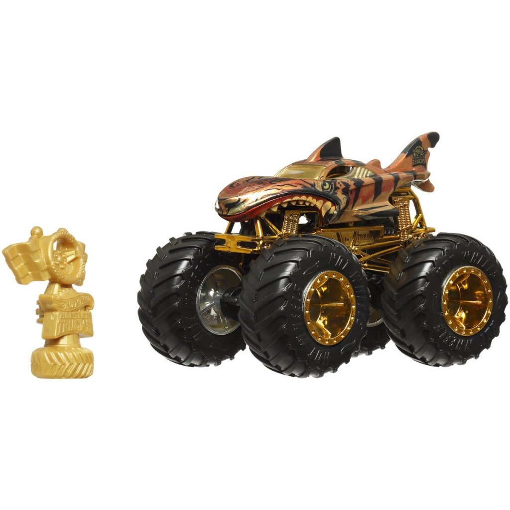 Mattel hot wheels monster truck bigfoot trophy champions assorti