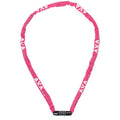 Axa kettingslot rigid rcc code 120x3,5 met polyester hoes - roze