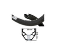 Ryde Felge Aluminium 28 Sp. 36 14 (21-622) zac421 Scheibe 26mm schwarze Kappe