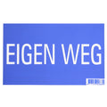 Producten bordje eigen weg