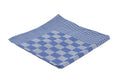Producten theedoek blok 65x65cm blauw 6 stuks