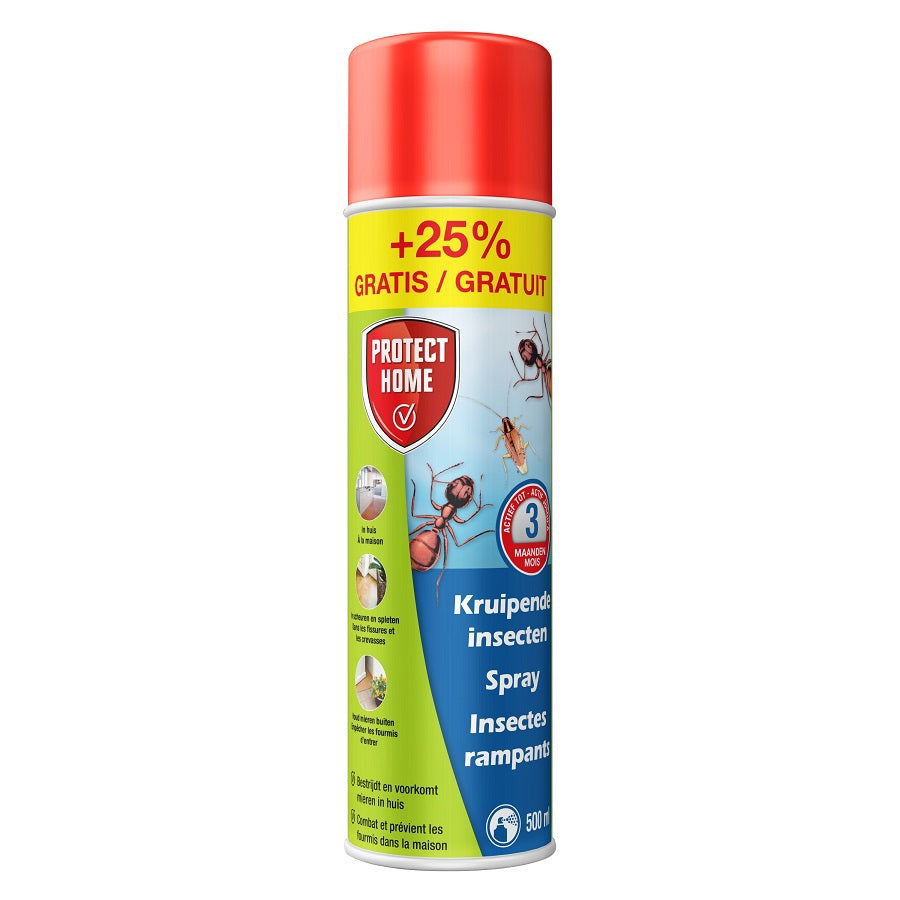 Protect home producten kruipende insecten spray 400ml plus100ml gratis