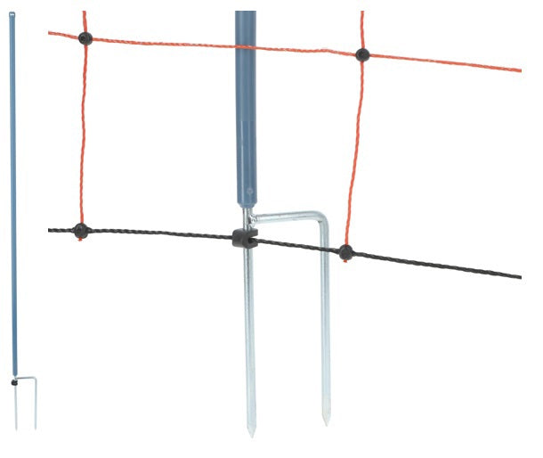 Ako vervangende paal voor schapennet blauw dubbele pen 122cm