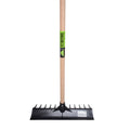 Mm eurotool producten boxenkrabber hark zwart 40cm compleet met steel 160cm