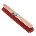 Producten bezem 100cm nylon rood plusstokhouder