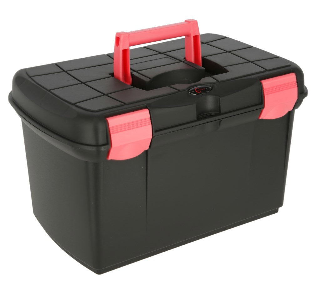 Producten poetskist arrezzo plus inzetbakje zwart fuchsia