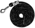Producten halstertouw reflective blacksilver paniekhaak