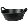 Producten rubber voerbak zwart 11l