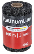 Ako producten platinumline afrasteringskoord 3mm 200m witzwart